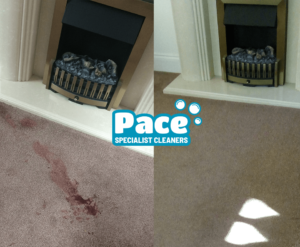 living room blood stain